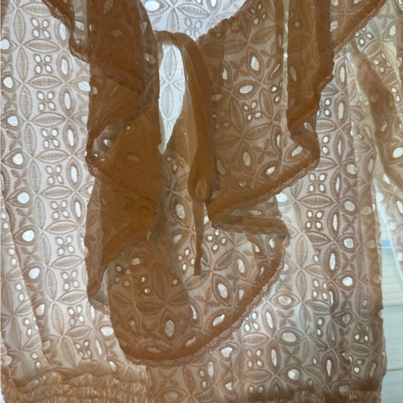 NWOT Anthropologie Porridge White Eyelet Anglaise top size XS - Picture 4 of 6